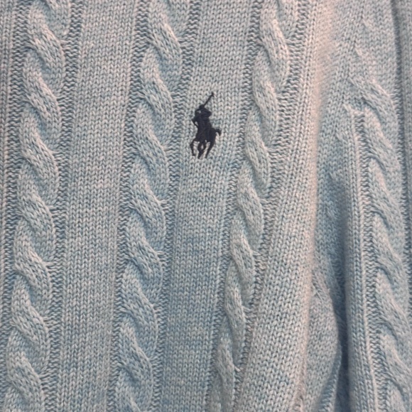Polo Ralph Lauren Cable Knit Sweater.  Wool.  NWT.  Mens Medium - Picture 3 of 4